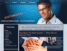Tablet Screenshot of customalpha.com